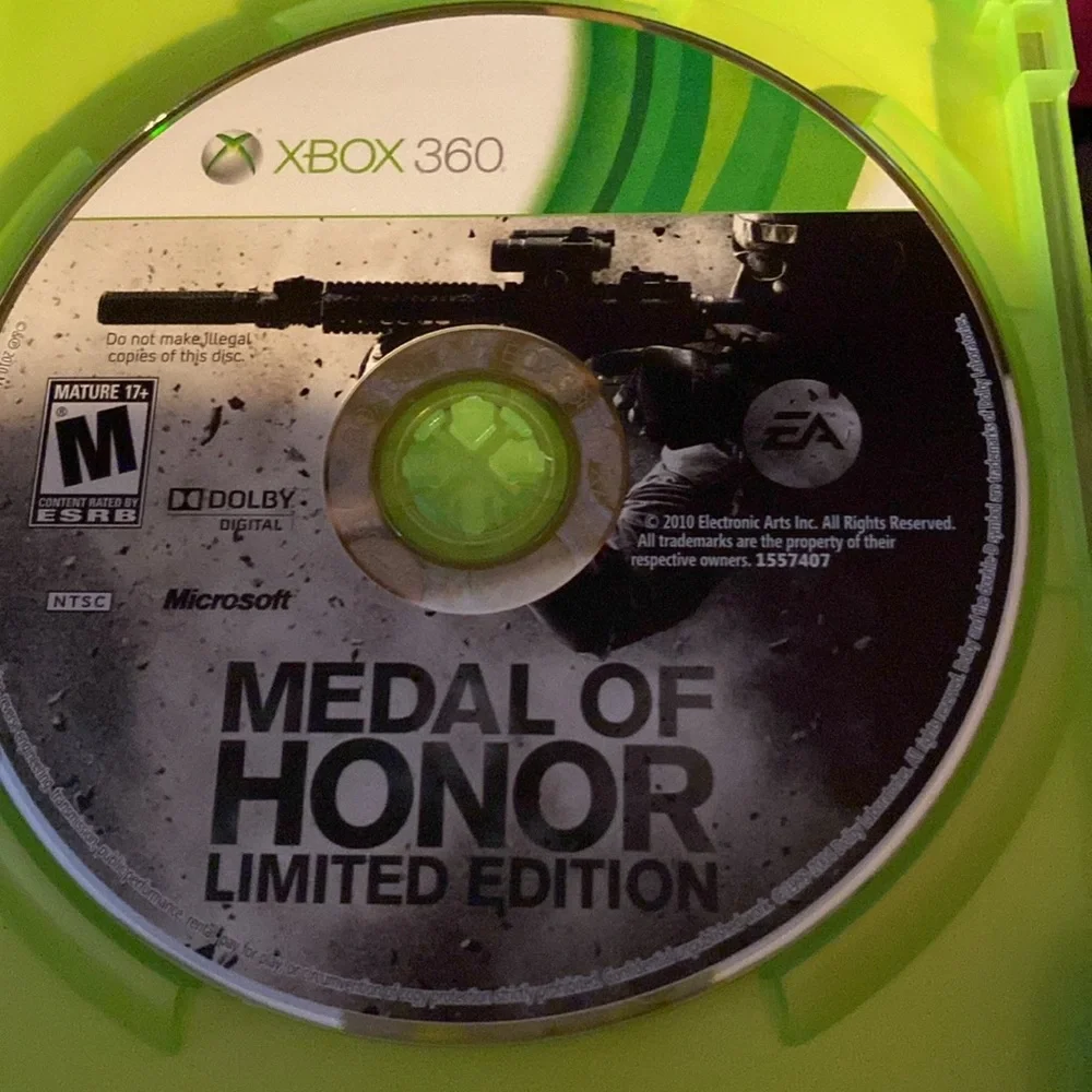 Xbox 360 Medal of Honor Limited Edition game